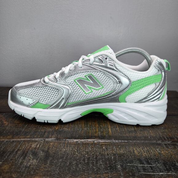 NEW New Balance 530 Womens Size 8 D Running Shoes U530APL White Green - Picture 6 of 12